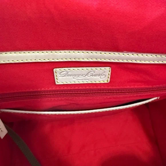 Dooney & Bourke Pink Patent Leather “Janine” satchel with dust cover. - Picture 5 of 7